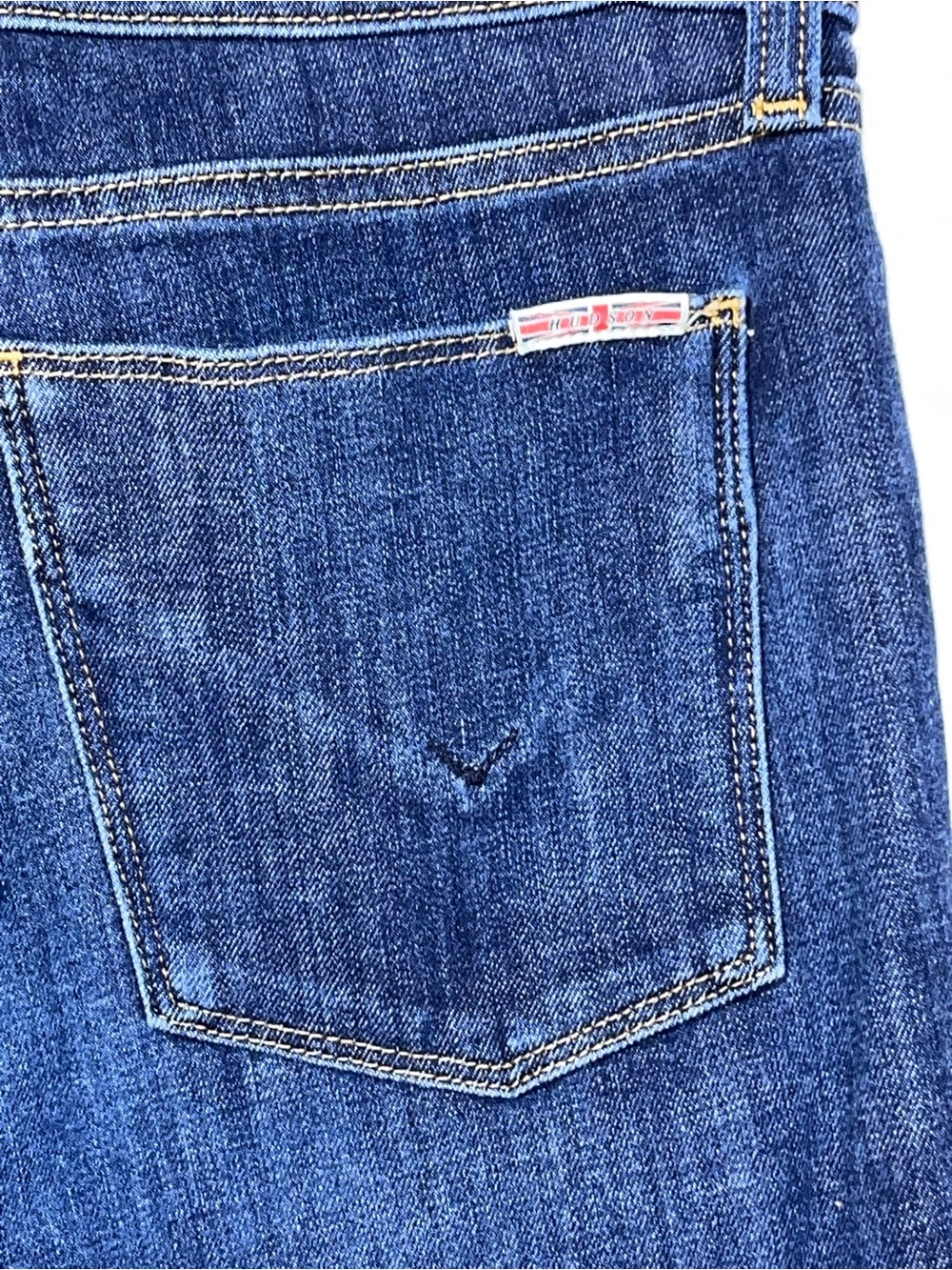 Hudson Nico Midrise Super Skinny Jeans Size 29 Dark Wash Stretch Denim - Picture 3 of 7